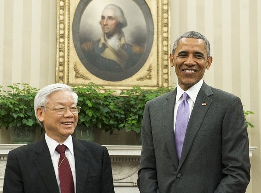 Toan canh hoi dam giua TT Obama va TBT Nguyen Phu Trong
